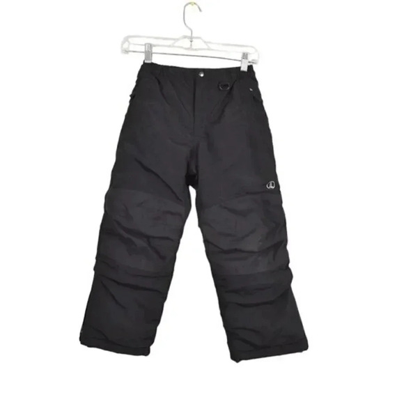 Land's End Kids Squall Waterproof Insulated Iron Knee Snow Pants Black Size 7 - Picture 9 of 9